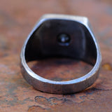 Vintage Sterling CS Signet Ring 9.25