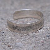 Vintage Sterling Silver Textured Cuff
