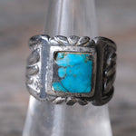 Vintage Sterling Turquoise Ring 7.25