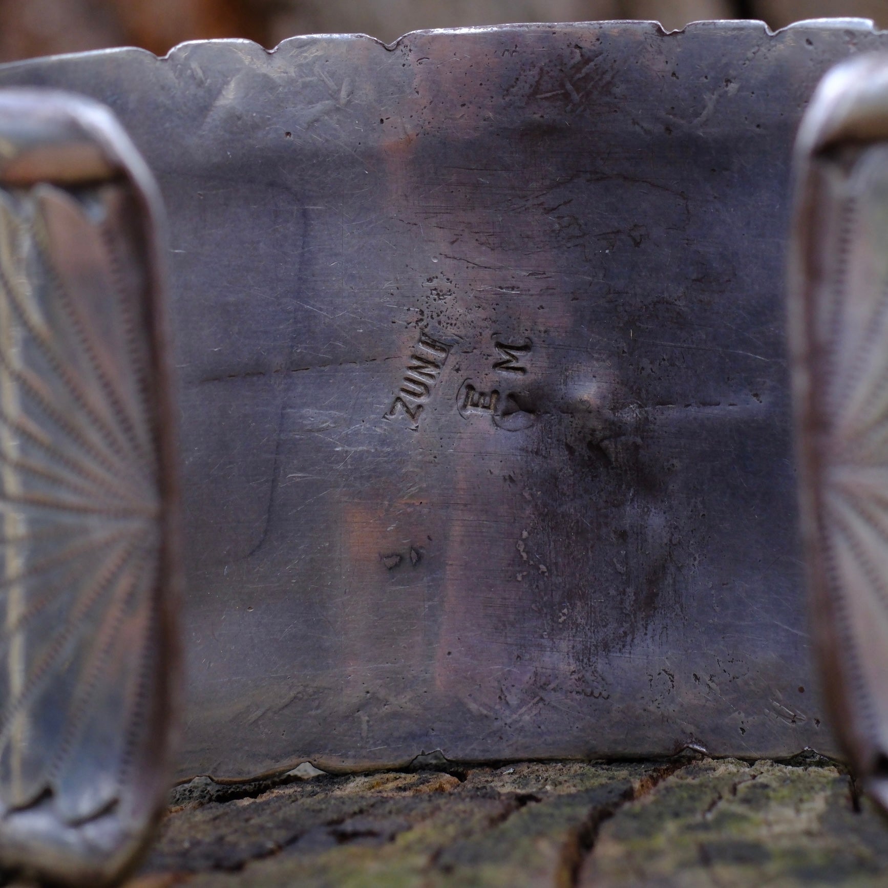 MASSSIVE Zuni Turquoise Row Cuff Bracelet