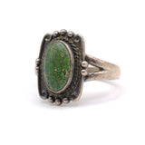 Vintage Sterling Turquoise Ring 8.25