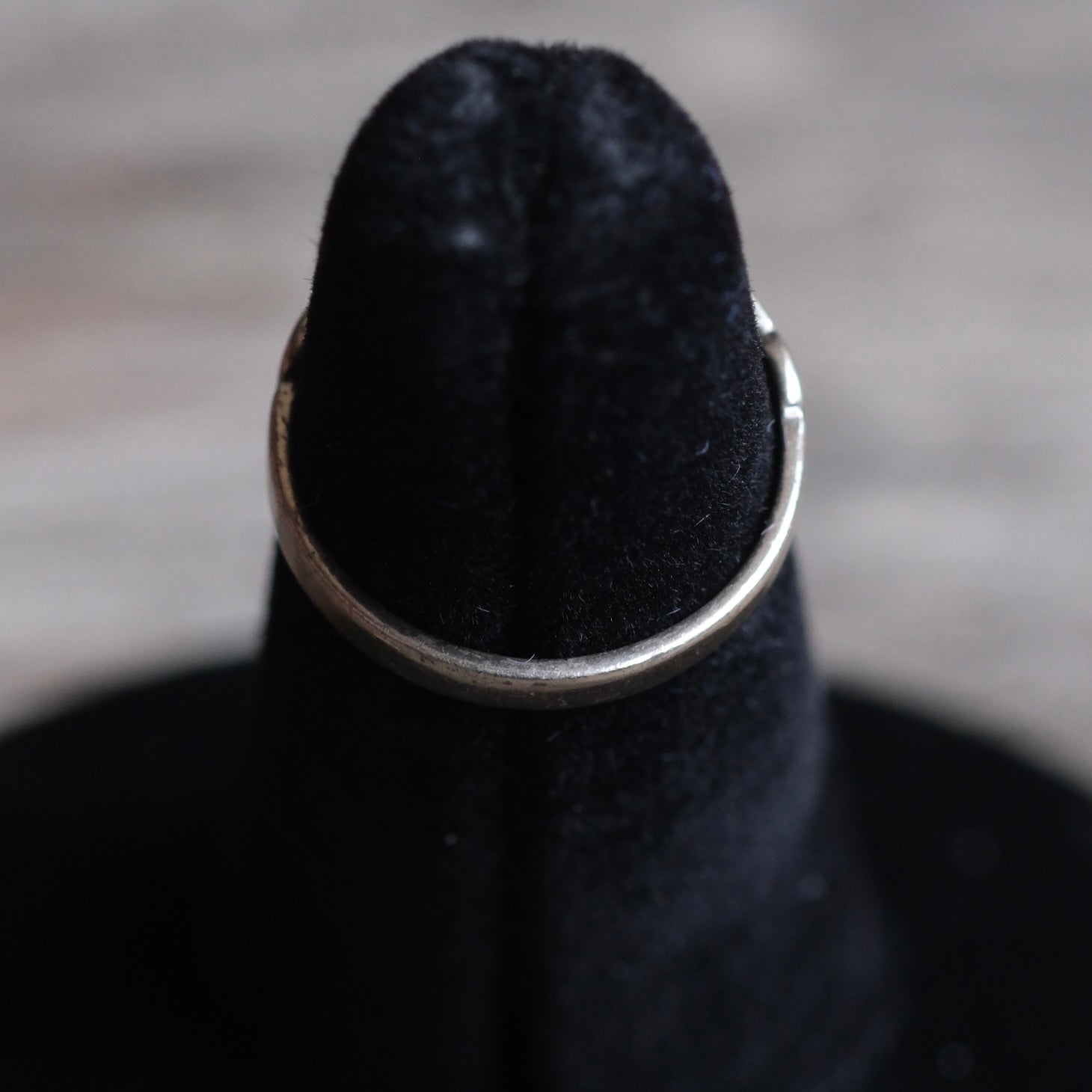 Vintage Sterling Mother Of Pearl Ring 3.75