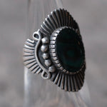 Vintage Sterling Abalone Ring 6