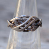 Vintage Sterling Silver Celtic Ring 6.5