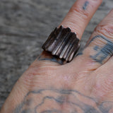 Vintage Sterling Silver Chunky Ring 6.75