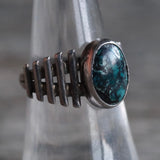 Vintage Sterling Turquoise Ring 6.5