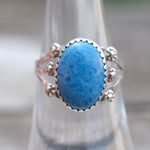 Vintage Sterling Sodalite Ring 6.25