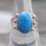 Vintage Sterling Sodalite Ring 6.25