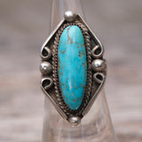 Vintage Sterling Turquoise Ring 6