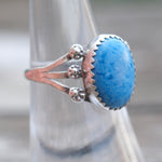 Vintage Sterling Sodalite Ring 6.25