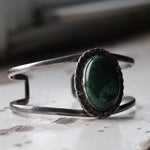 Vintage Sterling Chrysocolla Cuff