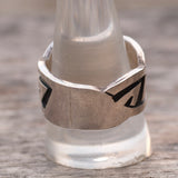 Vintage Sterling Silver Band 10.5