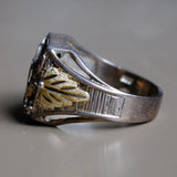 Vintage Sterling Eagle Signet Ring 10.5