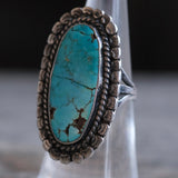 Vintage Sterling Older Turquoise Ring 6.25
