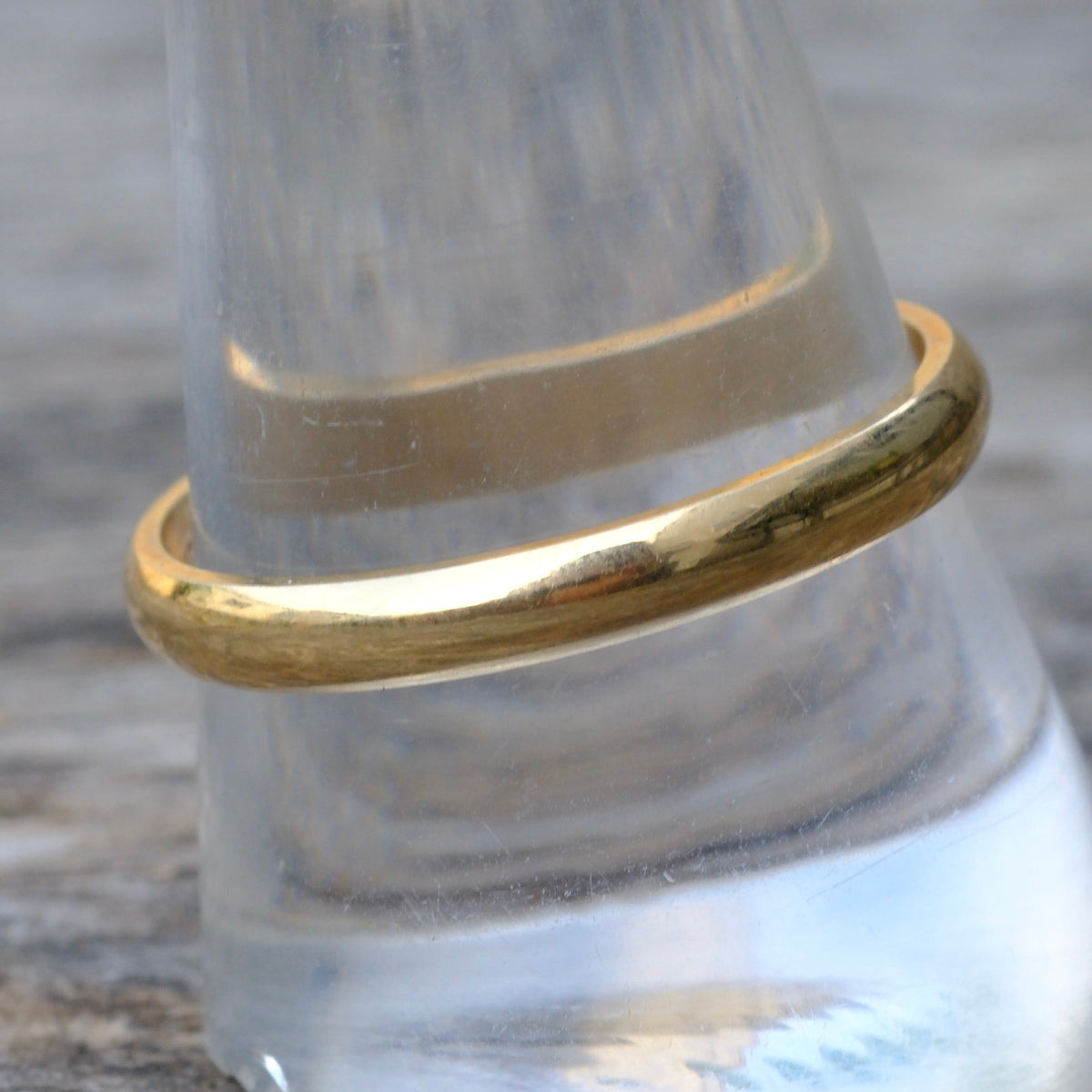 Vintage 14K Gold Band Ring 10.75