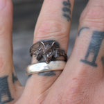 Vintage Sterling Silver Elephant Ring 9.25
