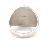 Mid Century Vintage Sterling Turquoise Stamped Thunderbird Ring 11