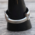 Vintage Sterling Silver Saddle Ring 10.75