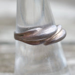 Vintage Sterling Silver Modernist Band 8