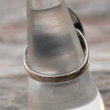 Vintage Sterling Turquoise Shadowbox Ring 9