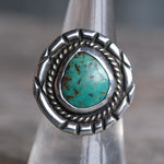 Vintage Sterling Turquoise Ring 6.25