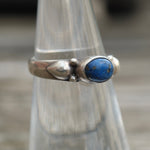 Vintage Sterling Lapis Band 5.25