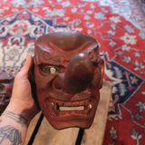 Vintage Ceramic Tengu Mask