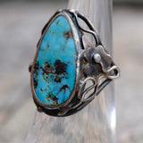 Vintage Sterling Turquoise Ring 5