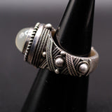 Vintage Sterling Moonstone Ring 7.5