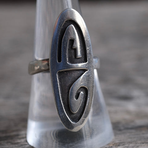 Vintage Sterling Silver Ring 8.5