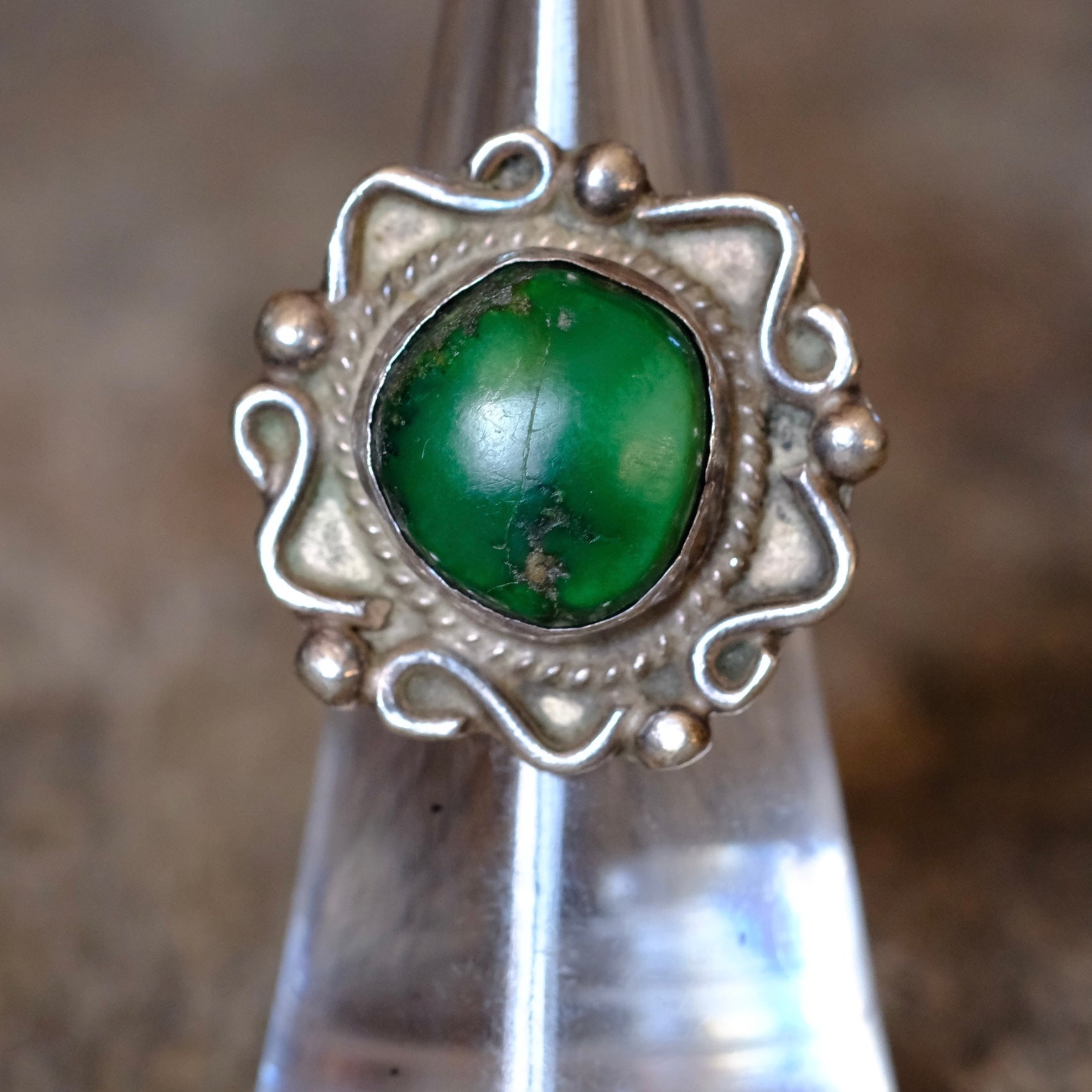 Vintage Sterling Turquoise Ring 7