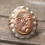 Vintage 1950’s Mexican Biker Ring 8.5