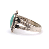 Vintage Sterling Turquoise Ring 7