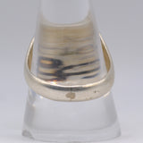 Vintage Sterling Multistone Inlay Panel Ring 10.75