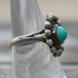 Vintage Sterling Turquoise Ring 8