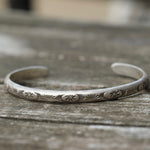 Vintage Sterling Stamped Cuff