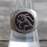 Vintage Sterling Kokopelli Ring 8.75