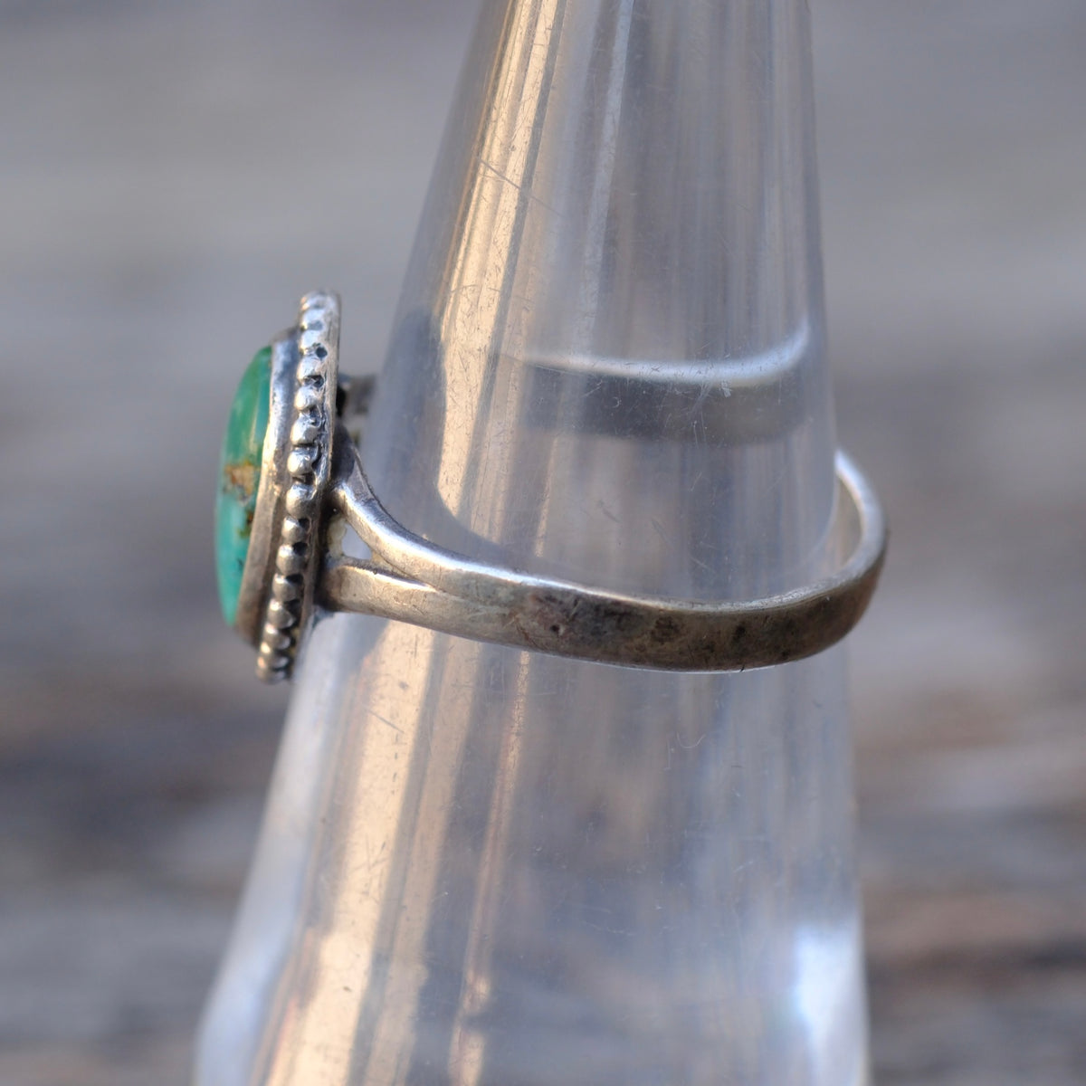 Vintage Sterling Turquoise Ring 6