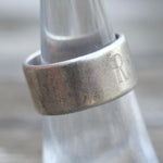 Vintage Sterling Silver RON Ring 6.5