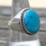 Vintage Sterling Turquoise Ring 10