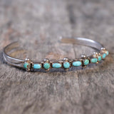 Vintage Sterling Turquoise Cuff