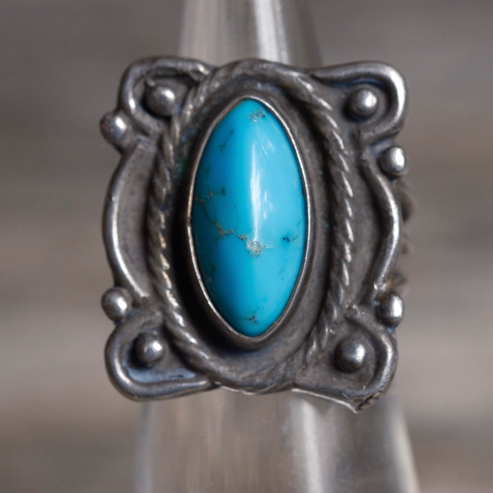 Vintage Sterling Turquoise Ring 3