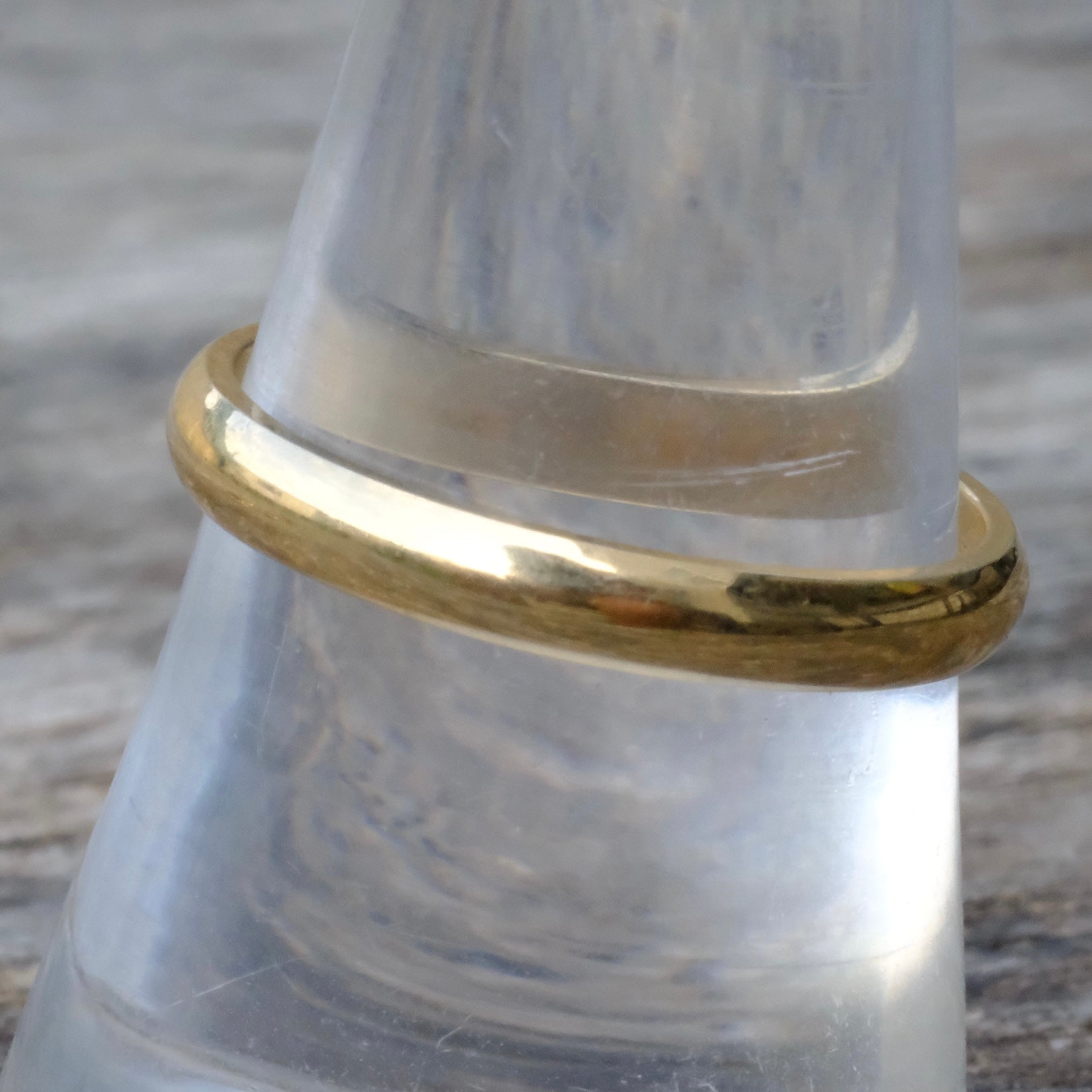 Vintage 14K Gold Band Ring 8.75