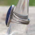 Vintage Sterling Lapis Ring 6