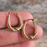 Vintage 14K Gold Hoop Earrings