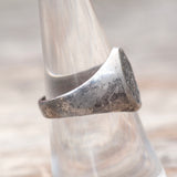 Vintage Sterling Silver Aztec Calendar Ring 7.25