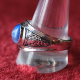 Vintage Plated Cats Eye Deco Ring 13.25