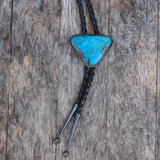 Vintage Sterling Turquoise Bolo Tie