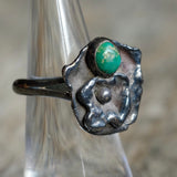 Vintage Sterling Turquoise Ring 7.5