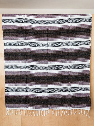 Dark Brown- Mexican Blanket